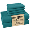 Bamboo Sheets Set 4-6pcs – 2200TC 100% Viscose Luxury Bed Sheet Set, Ultra Soft Cooling & Breathable, Hotel-Quality Bedding for Hot Sleepers – King, Queen, All Sizes | ShopVora CA