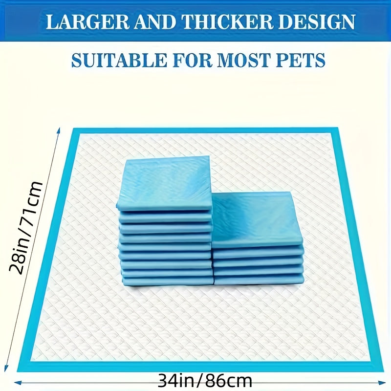 [Super Absorbent Dog Pee Pads] Super Absorbent, Leak-Proof 34" X 28" XXXXL Dog Pee Pads | Odor-Control, Disposable Pet Piddle Pads for Easy Potty Training And Accidents - Perfect for Dogs, Puppies, Cats, Different Pet Urine Pads, Pet Supplies
