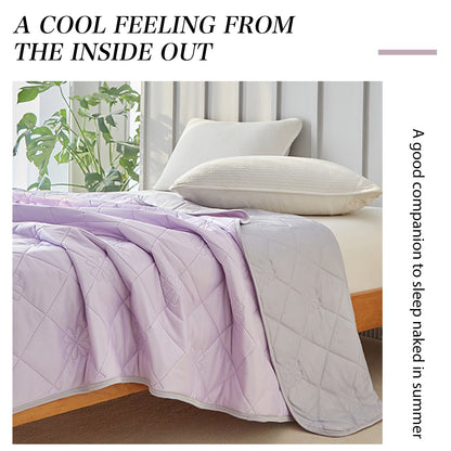 Cooling Blanket for Hot Sleepers – Lightweight Breathable Polyester Summer Quilt, Reversible Geometric Design, Night Sweats Relief, Bed Couch Travel, Machine Washable | Canada