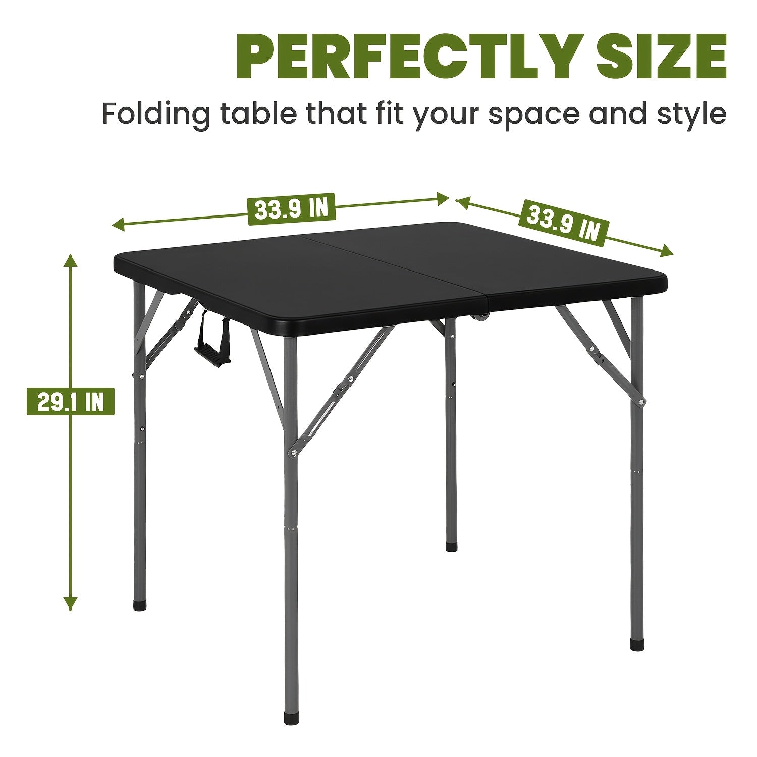 Folding Table 4FT/6FT/8FT Heavy-Duty Portable Camping Table Foldable Lightweight Table Plastic Dining Table Indoor Outdoor For Picnic Beach Kitchen Office BBQ, Wedding And Party