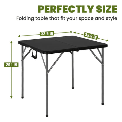 Portable Folding Table Heavy Duty 4FT 6FT 8FT Plastic Camping Table Foldable Lightweight Picnic Party Dining Table Indoor Outdoor for BBQ Beach Kitchen Office Wedding Events Canada