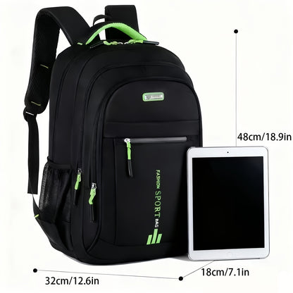 Laptop Travel Backpack Large Capacity with Dedicated Laptop Compartment – Durable Nylon Multi-Pocket Business Bag with Adjustable Straps for Men & Women | ShopVora CA