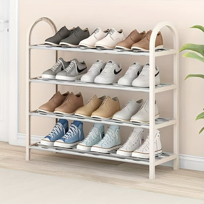 Thickened Multi-Layer Shoe Rack Large Capacity – Easy Assembly Freestanding Shoe Shelf Storage Organizer for Home Bedroom Dormitory Closet & Hallway