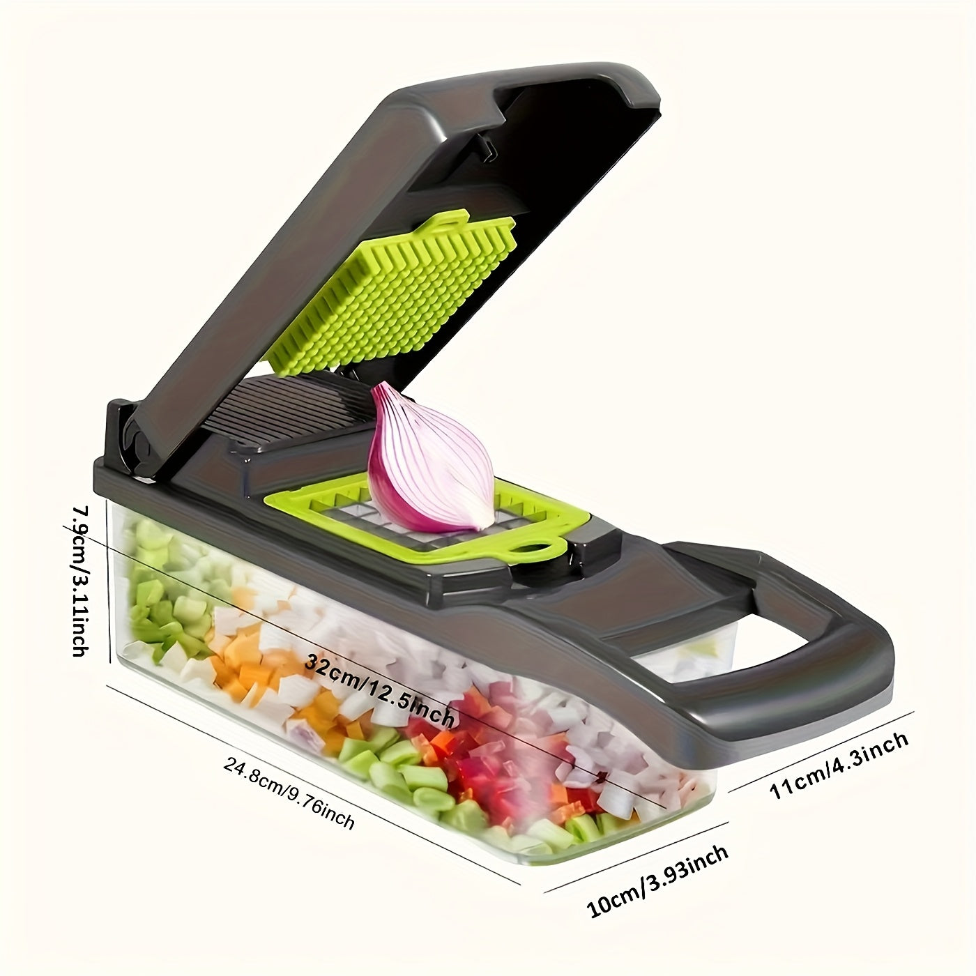 Vegetable Chopper, Pro 16in 1 Multifunctional, Fruit And Veggie Chopper, Vegetable Slicer Dicer Cutter, Salad, Garlic Chopper, Potatoe Slicer, Home Essentials & Kitchen Gadgets.