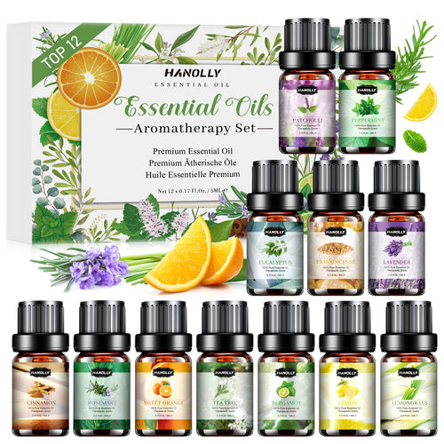 Essential Oils Set Premium, 12/26/32/48pcs Pure Aromatherapy Essential Oil Kit for Diffuser Massage Skin Care, Gift for Women Men Friends Family – Holiday Birthday Mother's Day Father's Day Gift