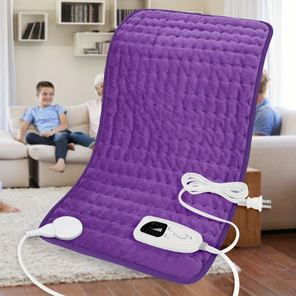 Heating Pad for Back 24"x12" – 6 Heat Settings, Auto Shut-Off, Machine Washable, Fast Heating Electric Pad for Neck, Shoulder, Abdomen & Legs, Dry & Moist Heat Therapy | ShopVora CA
