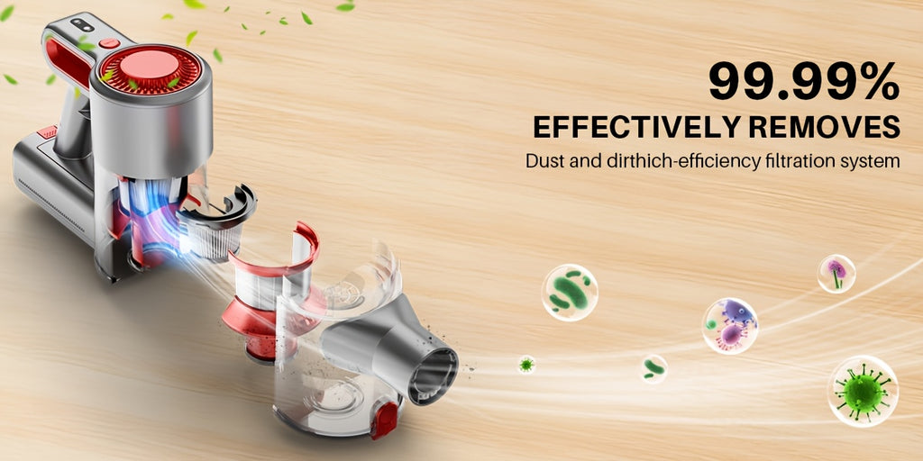 Max 68Kpa Vacuum Cleaner for Home - Lightweight, Stick Vacuum Clean with Large-Capacity Battery, Max 45Mins Runtime, 8in 1 Handheld Vacuum for Hardfloor & Carpets Pet Hair Includes Corded And Cordless Vacuum Cleaners