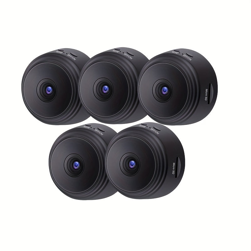 Mini 1080P WiFi Security Camera Wireless with Battery – 2.4G Wide-Angle Remote Monitoring Home Surveillance Camera, Multi-Pack 1-6pcs for Indoor Home Office Baby Pet Monitoring