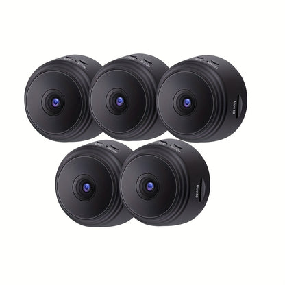 Mini 1080P WiFi Security Camera Wireless with Battery – 2.4G Wide-Angle Remote Monitoring Home Surveillance Camera, Multi-Pack 1-6pcs for Indoor Home Office Baby Pet Monitoring