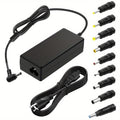 65W Universal Laptop Charger, Chromebook Charger 19V 3.42A Power Adapter, Monitor Power Adapter, with 9 Connectors, Compatible with Various Devices, Laptop/Monitor/Speaker