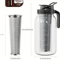 Chilled Coffee Brewer, Mason Jar Jug with a Cover