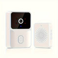 Smart HD Video Camera Wireless Doorbell - Night Vision, Voice Change, 2-Way Calls, Photo, Recording - Wifi Rechargeable Security Doorbell with Built-In Battery