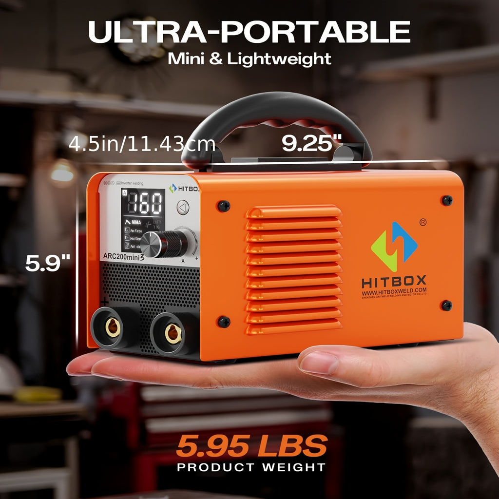 160A 2-in-1 Welding Machine | Smart Synergic ARC/Lift TIG Dual Mode with LED Display, 110V VRD Safety & HotStart Boost Efficiency for Professional/Industrial Use