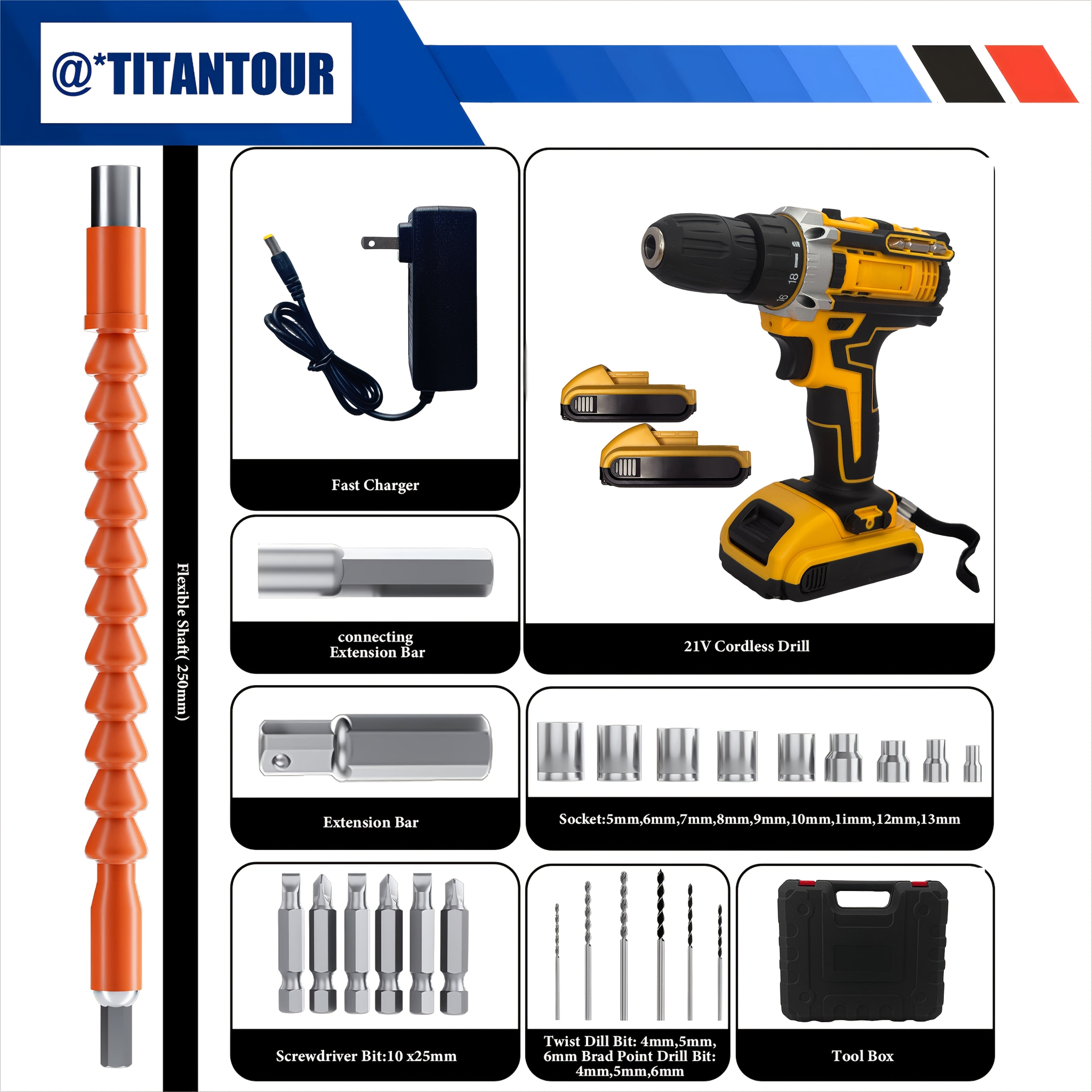 Industrial Drill Set: Purple (1B1C) OR Yellow (2B1C) | 12V Brushless Motor | 18+1 Precision Torque | 3/8" Metal Chuck | Line Maintenance/Steel Work | Long Runtime + Quick Swap