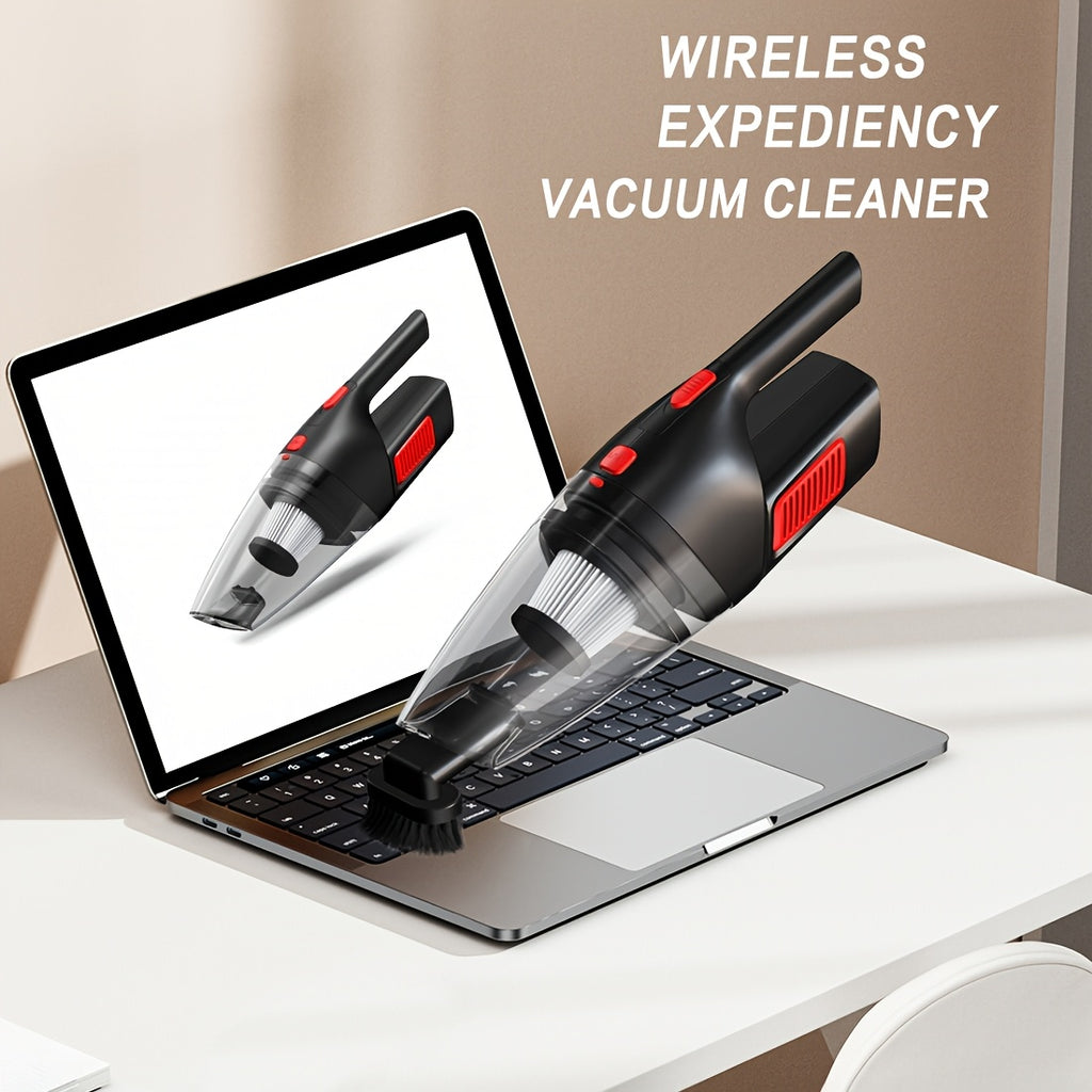Home Vacuum Cleaner, 6800PA Powerful Suction, Portable Vacuum, Easy-To-Use Vacuum, 2000Mah High Capacity, Quiet Operation, Ideal for Car Interiors, Home And Pet Cleaning, Women'S Car Additions, Automotive Supplies And Gifts
