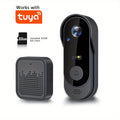 Wireless Smart Video Doorbell Camera with HD Night Vision, Wi-Fi, Two-Way Audio, Motion Detection, SD Card Storage, APP Remote Control – Home Security Doorbell for Canadian Homes