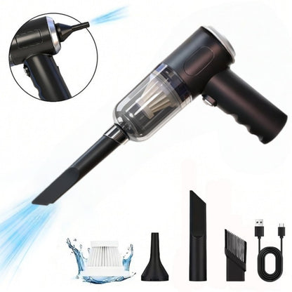 Mini Wireless Rechargeable Handheld Vacuum Cleaner for Car, Home & Office — 7Kpa Suction, Anti-Tangle, Crevice Tool, Low Noise 40dB, Keyboard & Desk Cleaning, Gift Idea