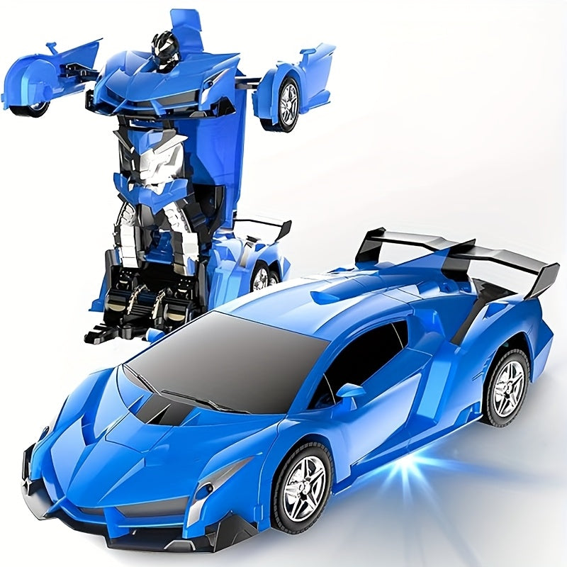 Transforming Car Robot Toy, Car Toy, 1:18 Scale 360° Rotating Drifting, One-Button Deformation, Toys Suitable for Kids Over, Educational Toys, Day Gift, Birthday Gift
