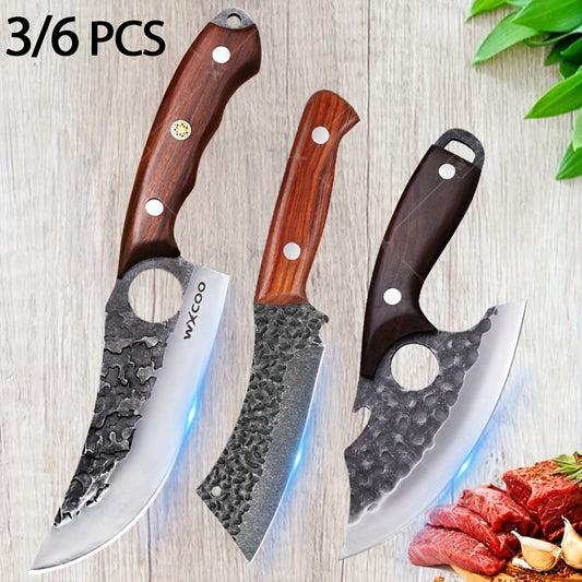 6/3pcs, Kitchen Chef Knife Knives for Men Mini Knife Cheese Pizza Small Pocket Knife Stainless Steel Boning Knife Barbecue Knife Utility Knife Professional Unique Knives for Kitchen Convenience Kitchen Accessories Kitchen Accessories