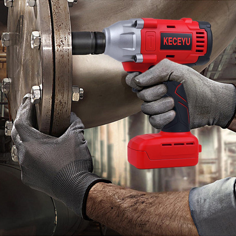 [Cordless Impact Wrench] 21V Cordless Impact Wrench | Portable And Easy-to-use, Wireless, Rechargeable Electric Impact Tool, Portable Fast Charger - Suitable For Home And Car Maintenance And Repair Of Electric Tools,Ergonomic Grip & Compact Design