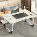 Extra Large Portable Laptop Folding Desk - Study Table, Sturdy and Durable, Ideal for Reading, Writing, and Eating on Beds, Sofas, and Floors. Multi-functional Tray Stand, Bed Table, Laptop Desk, No Assembly Required, Perfect Holiday Gift