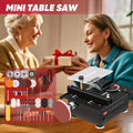 Saker Mini Table Saw, Multi-functional Portable Adjustable, Cutting, Sanding, Engraving, Drilling, All-in-One Machine, Precision Handmade Table Saw, 7 Levels Of Speed Adjustment, Thanksgiving Christmas Birthday Gifts for Men Women