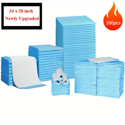 XXXXL Dog Pee Pads Super Absorbent Leak-Proof 34"x28" – Odor-Control Disposable Puppy Potty Training Pads for Dogs, Cats & Pets, Multi-Pack