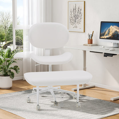 Cross Legged Chair with Wheels Height Adjustable Meditation Chair Ergonomic ADHD Chair for Fidgety Sitters Yoga Lovers PU Leather Velvet Office Home Canada
