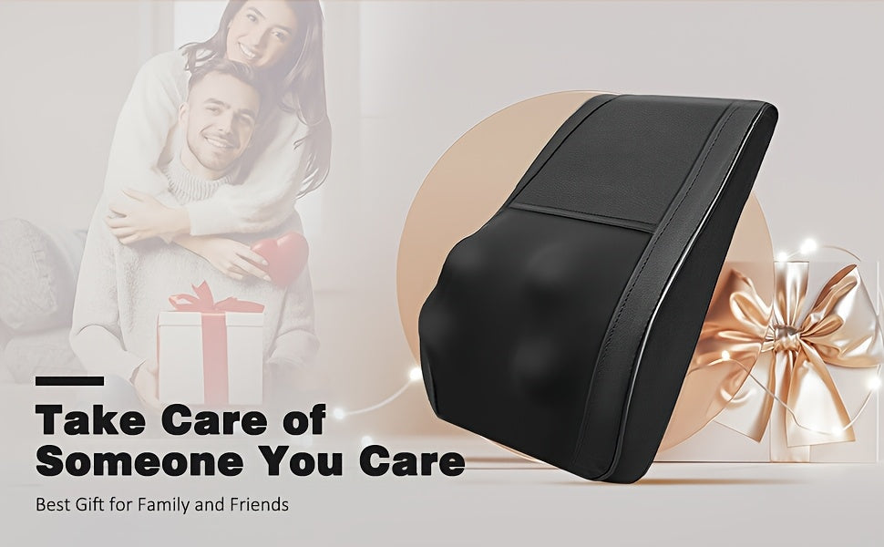 1pc, Shiatsu Neck And Shoulder Massager With Heat - Kneading, Rolling, And Vibrating Functions For Traps, Legs, And Body - Perfect Gift For Men And Women, Ideal For Home, Office, And Travel Use, The Best Mother'S Day Gift