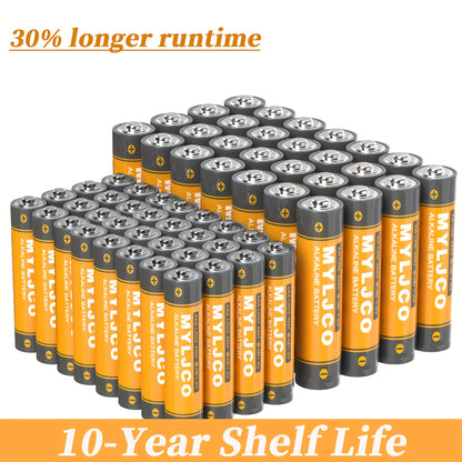 Alkaline Battery Combo Pack AA & AAA 1.5V – 8 / 16 / 24 / 48 Count, Long-Lasting Extended Shelf Life Batteries for Remote Controls, Toys, Clocks, Flashlights & Household Electronics Canada