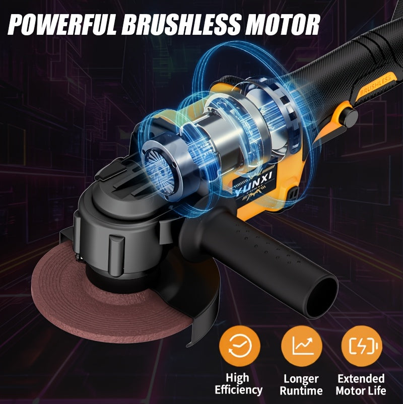 Cordless Angle Grinder Set 21V Rechargeable Lithium Ion with Fast Charger – 1 or 2 Battery Options, Multiple Accessory Kits for Grinding & Polishing, Home Workshop Tool, Gift for Men & Women Canada