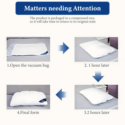Luxury Hotel Bed Pillows 2pcs – Ultra Plush Heavyweight Sleep Pillows with Slow Rebound Memory Foam & Neck Support, All-Season Cooling Pillows for Side, Back & Stomach Sleepers, Non-Flattening Design, White Light Gray with Eye Mask Bundle