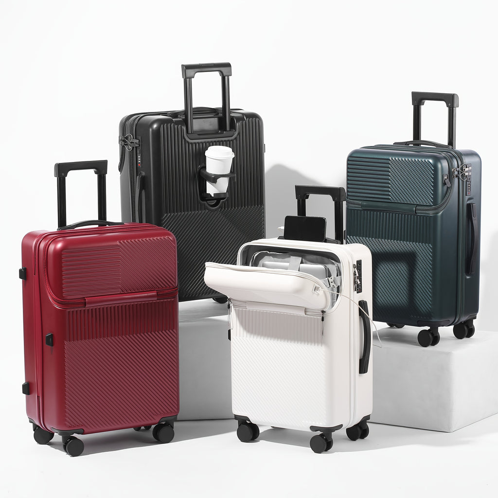 20Inch Luggage, Travel Function Boarding Suitcase, Trolley Case with Password Lock And Wheels, Suitable for Daily Use As a Neutral Bag Large Capacity Suitcase