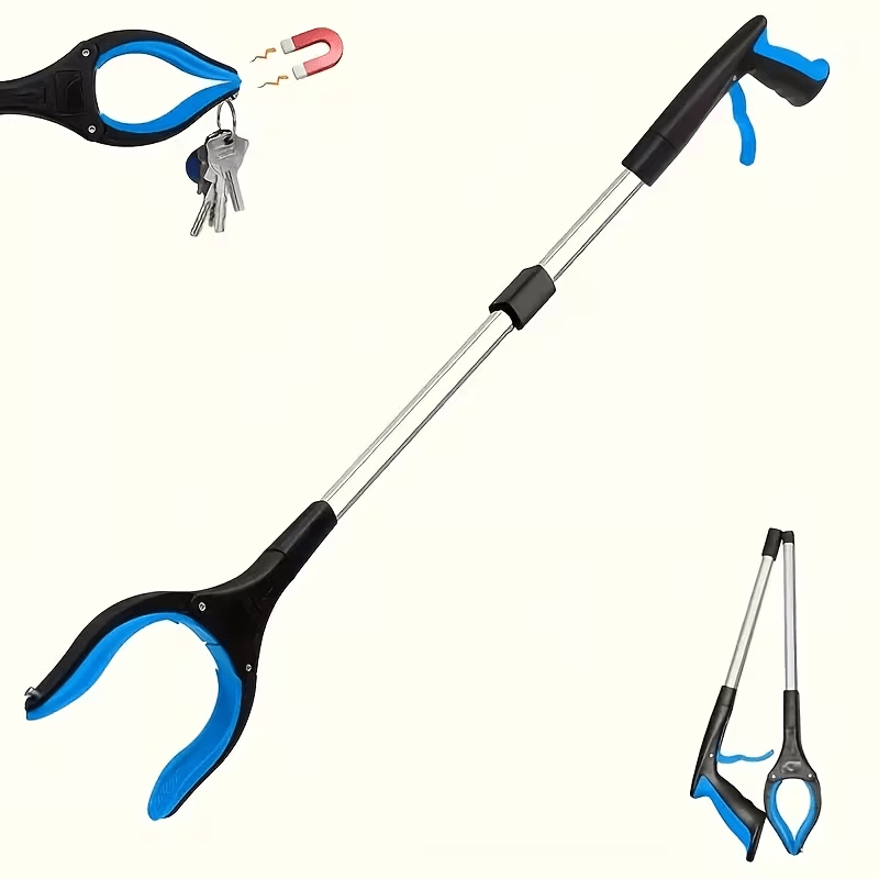 Foldable Grabber Reacher Tool 33 Inch – 360° Rotating Jaws, Lightweight Mobility Aid for Seniors, Trash Pickup & Daily Living Assistance Canada