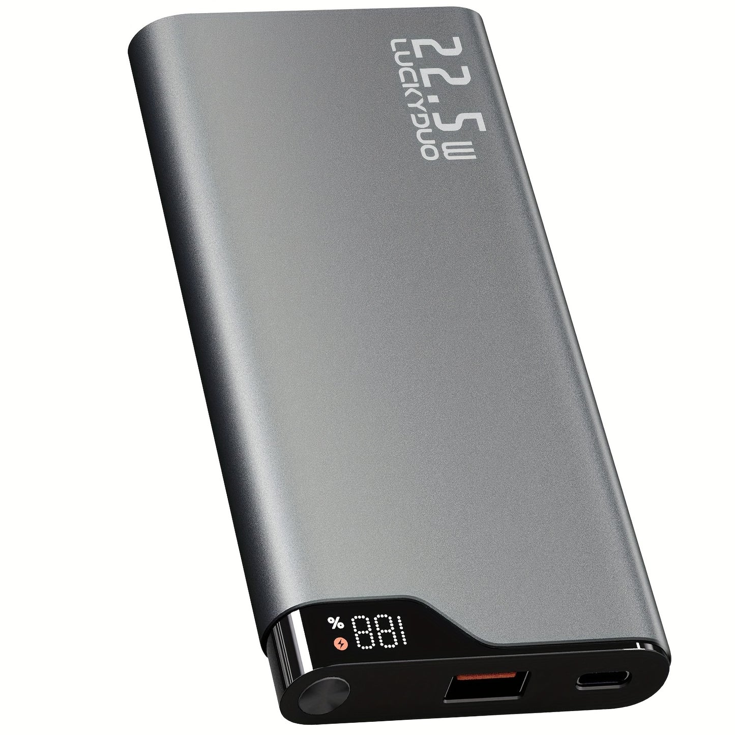 22.5W Fast Charge Power Bank 10000mAh USB-C In Out - Slim Aluminum Alloy Portable Charger, Rapid Charging Battery Pack for iPhone Samsung Android, Lightweight Travel Charger Canada