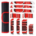 WPM 34pcs Reciprocating Saw Blades Set, Metal & Woodcutting Saw Blades, Saw Blades with Pouch.