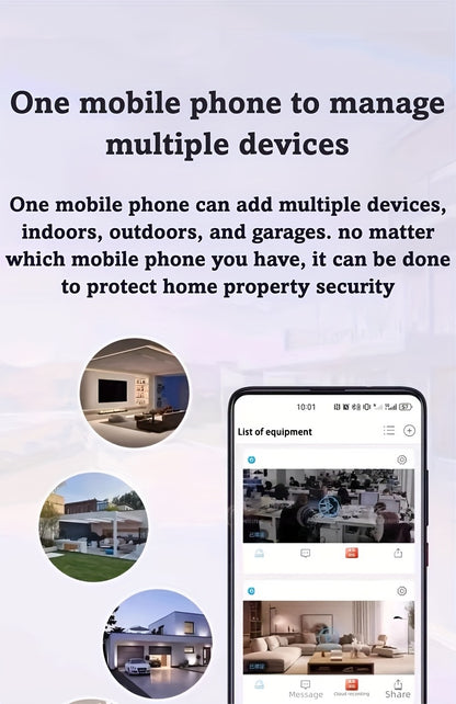 HD Mini Spy Camera WiFi 360° Wireless Home Security, Portable Micro Cam with Two-Way Audio Voice Recording, 300-Day Standby, Remote Mobile Monitoring – Indoor Nanny Cam