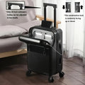 20" Multifunctional Carry-On Suitcase with USB Port & Cup Holder – ABS Spinner Wheels, TSA Lock, Wet/Dry Separation, Tablet Hook | Large Capacity Business Travel Luggage | 5 Colours | ShopVora CA