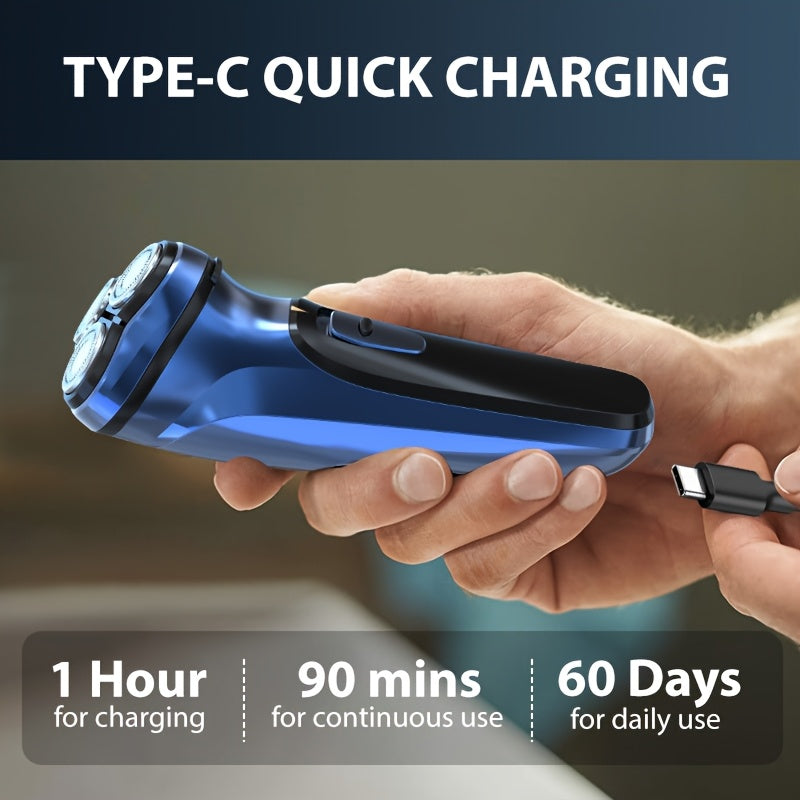 Sejoy Electric Shavers for Men, Featuring a Pop-Up Trimmer, Quick One-Hour Charging, a 3D Floating Head, And an LCD Display. The Perfect Gift for Your Loved One for Valentine'S Day Or Father'S Day