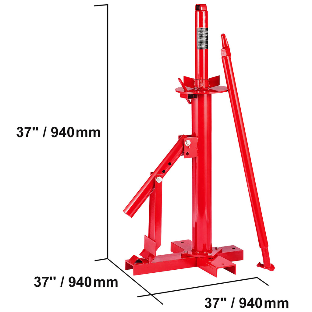 VEVOR Manual Tire Changer, Portable Hand Bead Breaker Mounting Tool for 203 - 406 mm Tires, Compatible with Car Truck Trailer, Tire Mounting Machine for Home Garage Small Auto Shop