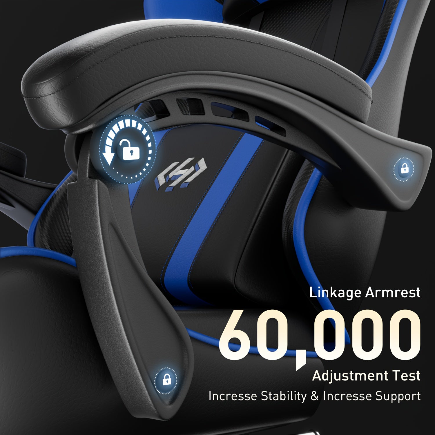 Ergonomic Gaming Chair with 6-Point Support, 135 Degree Recline, Video Game Chair with Independent Pocket Springs And Adjustable Lumbar/Headrest, Faux Leather Office And Gaming Seat, Bedroom, Office, Christmas Gift, Birthday Gift, Adults