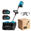 ZEEKMUSS 21V Snow Shovel Kit, Featuring a 13-Inch Brushless Electric Snow Blower, Available in Single Or Dual Battery Options, Equipped with an Adjustable Handle And Safety Switch, Suitable for Driveways, Patios, And Sidewalks