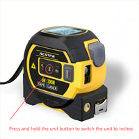 196.85inch steel tape + 3937.01inch laser ranging + cross laser