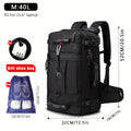 Large Travel Backpack for Men Women, 4-Way Convertible Backpack, Shoulder, Crossbody, Handbag with Independent Shoe Compartment, Fits 15.6" & 17.3" Laptops, Outdoor Hiking Camping Casual Daypack, School & Daily Commute Bag