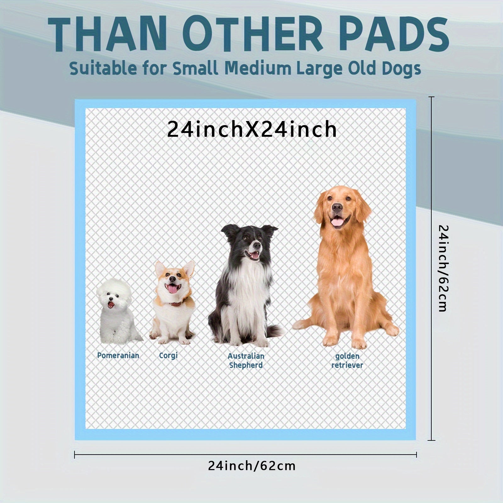 Super Absorbent Dog Pee Pads XL XXL – Buy 50 Get 50 Free, Thickened Leak-Proof Training Pads for Medium Large Dogs, Puppy Pads, Camping & Adult Care Canada