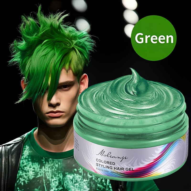 Temporary Hair Color Wax Washable Styling Wax - Mix Your Own Colours for Halloween, Carnival, Mardi Gras, Festival & Party, Easy to Apply & Wash Out, Fun Hair Dye for Men Women & Kids