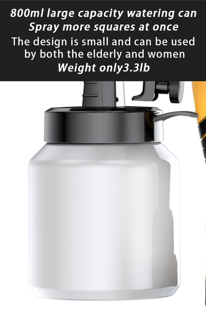 Cordless Paint Sprayer with Rechargeable Battery, High-Pressure Electric Spray Gun for Furniture, Cabinets, Fences, Walls & Doors, Variable Flow DIY Paint Sprayer for Home Renovation