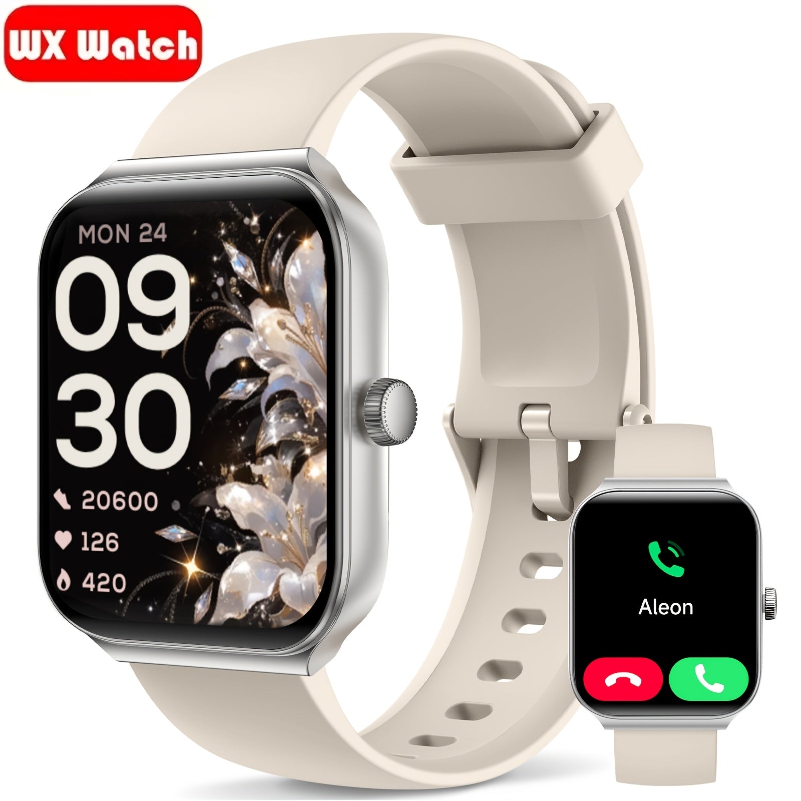 Smart Watch with Alexa & Wireless Calling – 1.83" Full Touch Screen, 105+ Sports Modes, 24/7 Health Sleep Tracker, Phone Finder, Remote Camera, Long Battery – Android & iPhone Canada