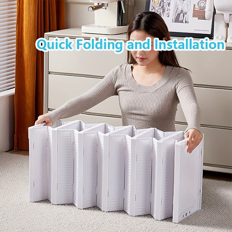 6-Layer Transparent Shoes Box Thickened Foldable Sneaker Shoe Organizers Stackable Dustproof High-Top Cabinet Shoe Rack Shelf