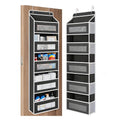 Over-The-Door Hanging Organizer 3 or 5-Tier Fabric Storage Rack with Large Pockets - Waterproof Multipurpose Door Organizer for Bedroom, Bathroom & Pantry, Great Christmas & Halloween Gift